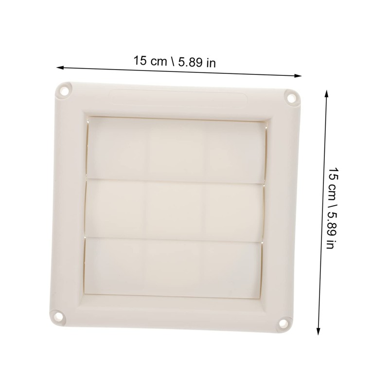 Mobestech 4 Plastic Louvered Vent Cover Air Conditioning Outlet for