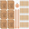 Kosiz 50 Sets Employee Appreciation Gift Inspirational Pocket Kraft Notebooks