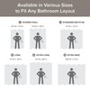 Madison Park Spa Waffle Shower Curtain 72x72 Taupe