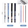 HOMEJOY Pack of 42 Erasable Ballpoint Pens 0.5 mm Cartoon