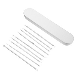 Minkissy 1set Blackhead Removal Tools Pimple Extractor Kit for Face Cleaning and Portable Comedone Tool for Improved Skin Condition