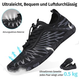 FOGOIN Feldluft Expert Pro Barefoot Shoes for Men and Women – Healthy and Comfortable Barefoot Shoes for Rock and Pure Movement, Black (black B)