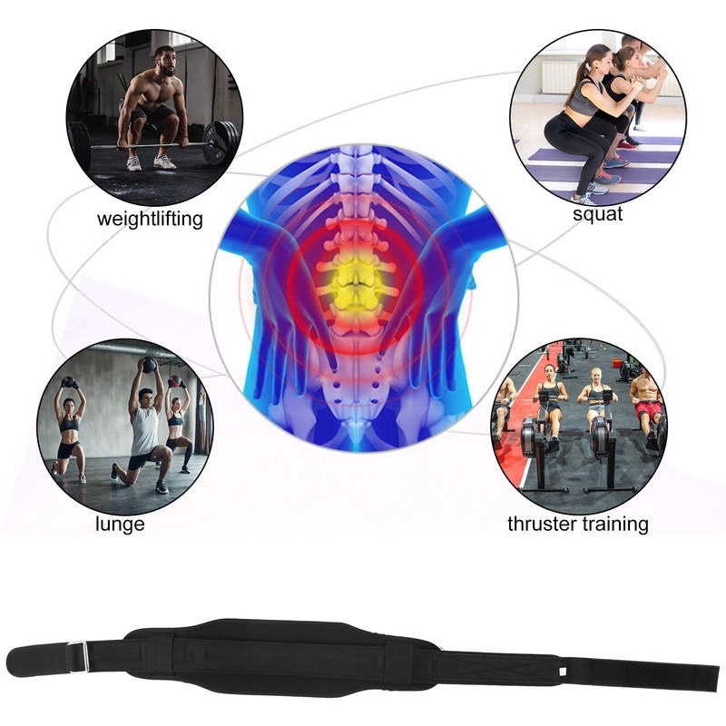 Nylon Weight Lifting Belt Fitness Strength Squat Training Bodybuilding Waist