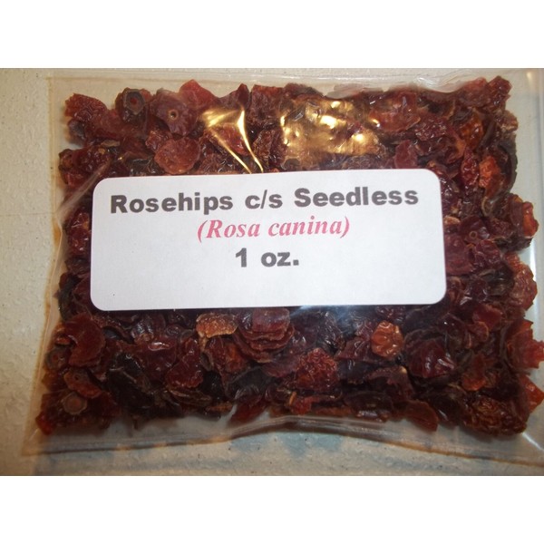 Rosehips 1 oz. Rosehips c/s Seedless (Rosa canina)