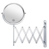 Welllink 7Inch Wall Mounted Double Sided Mirror, Accordion Makeup Mirror
