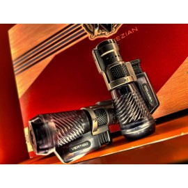 Vertigo Cyclone Triple Torch CIgar Lighter - 3 Pack - Charcoal
