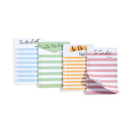 Mr. Pen- to Do List Sticky Notes, 4” x 6”, 4 Pads, 200 Sheets, Self Adhesive Memo Sticky Notes Notepad, Daily to Do Note Pad for Home, Office, School, Planner, Reminder, Supplies