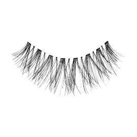 Kiss Lash Couture So Wispy Collection 1 Pair of Volumizing Fake Lashes, Style 01, with Tapered Ends and Aloe Infused Lash Glue