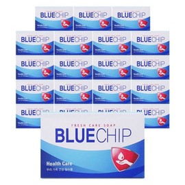Aekyung Blue Chip Healthcare Soap 100g x 20 Face Wash Soap Beauty / 애경 블루칩 헬스케어 비누 100g x 20개 세수비누 미용
