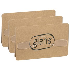 glens Unisex Armless Reading Glasses - 3 Reading Glasses +3.0 ECO Pack- Emergency Lightweight Pocket Ultra Thin Readers - 4 Colors 4 Diopters Available