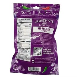Mikey V's Moroccan "Gator Toes" – Crunchy Deep-Fried Garlic Snacks with Bold Moroccan-Inspired Spices, Savory Gourmet Snack, 3.9oz Bag for Flavor Adventurers