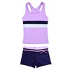 JerrisApparel Traje de baño de dos piezas para niña pequeña,