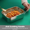 Set of 2 Nesting Aluminium Mess Tins For Outdoors Cooking,