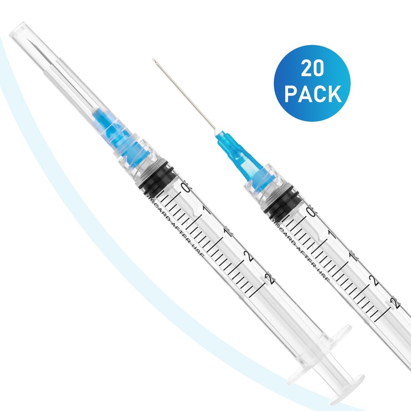 2.5ml Disposable Luer Lock Syringes with 23G 1 Inch Needle