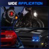 Uni-shine DOT 4PCS 5-3/4 5.75" LED Headlights RGB DRL for