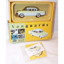 corgi vanguards Lime Yellow / Swan white Vauxhall PA cresta car 1:43 Scale diecast model, (VA06402-2022-01)