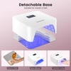Lavinda 48W Nail Lamp, Rechargeable Cordless UV Light for Gel
