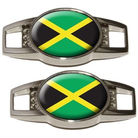 Jamaica Flag - Shoe Sneaker Shoelace Charm Decoration - Set of 2