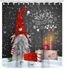 Gnome Shower Curtains for Bathroom Lovely Cute Sprite Christmas Let