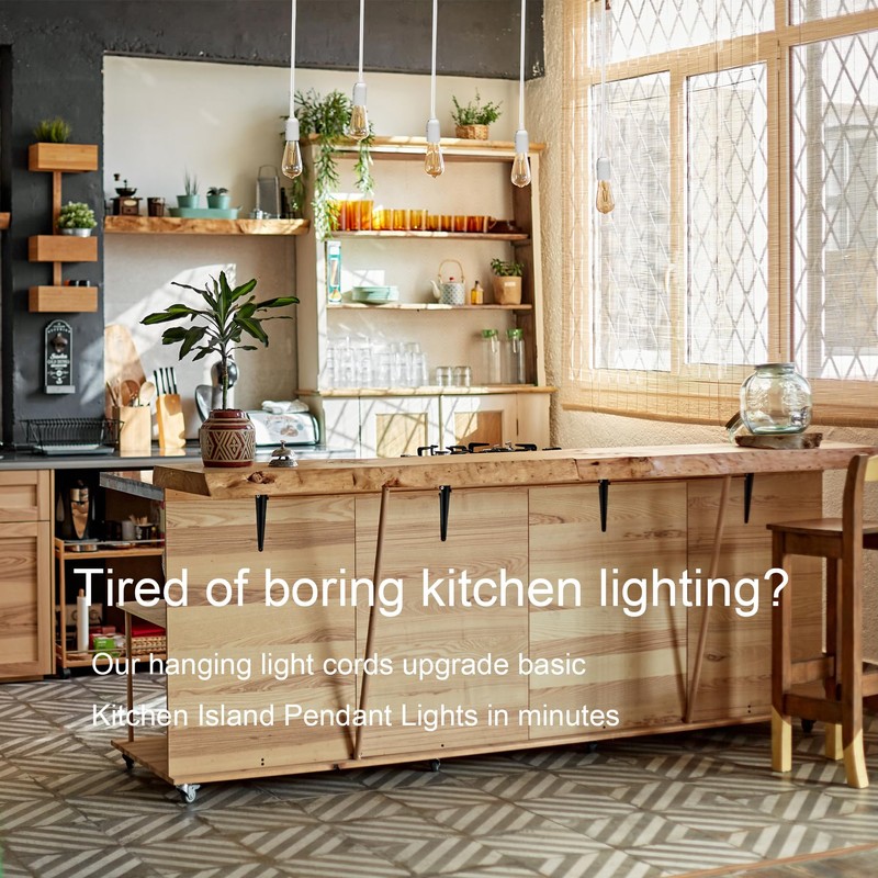 Jimosoon Light Bulb Socket with Cord - 10Ft Plug in