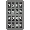 Feldherr HS035BB01 35 mm Half-Size Schaumstoff kompatibel mit 16 Blood