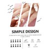Baluue Nail Tips Stand Holder for Press-on Nails Acrylic Practice