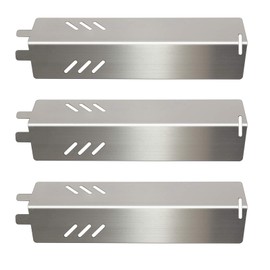 Gas Grill Heat Plates Stainless Steel BBQ Parts Replacement Backyard Grill Accessories BY14-101-001-01, BY13-101-001-11, BY16-101-002-05, GBC1429W-C, GBC1429W, Uniflame GBC1329W, GBC1403W, 3 Pack