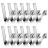 Sliverdew 12pcs 6mm Stainless Steel Push Button Spring Clips for