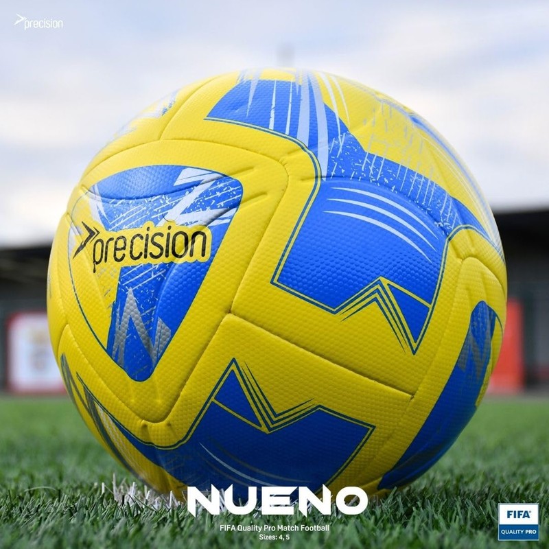 Precision Nueno FIFA Quality Pro Match Football, 8 Panel Hybrid