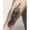 2 PCS Pegatinas De Tatuaje A Base De Hierbas Alas