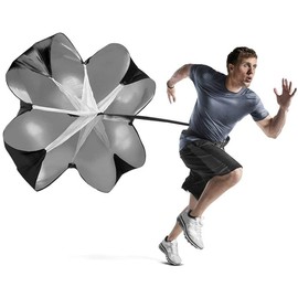 58 Inch Speed Training Parachute, Chute Resistance Parachute Chute with Adjustable Belt, for Children, Teenagers and Adults Training Equipment