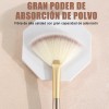 🔥 Anebake 2pz brocha abanico champagne ideal mascarillas y limpiadores
