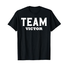 Team VICTOR T-Shirt Name Support VICTOR T-Shirt