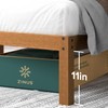 Zinus Leah Bamboo Platform Bed Frame with Headboard, No Box