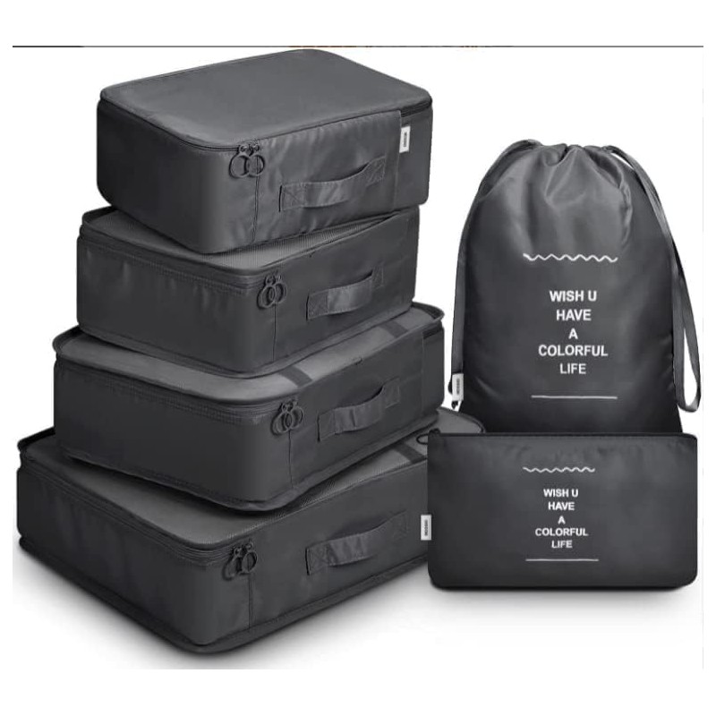 Travel Pouch Set, Clothes Storage Bag, For Travel, Business Trips,