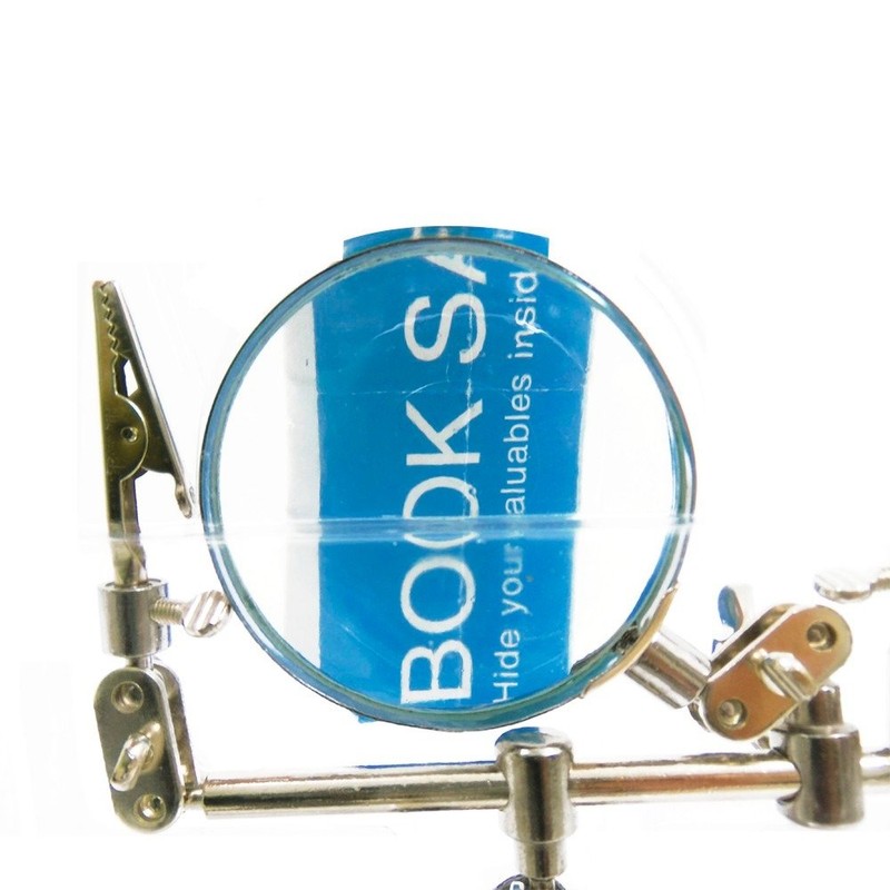 Lupa con Base y Pinzas 65 mm 5X 16128 Blister