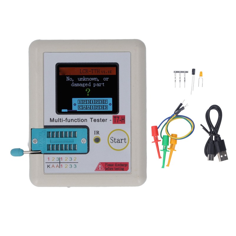Transistor Meter High Accuracy LCD Display Automatic ESR Tester for