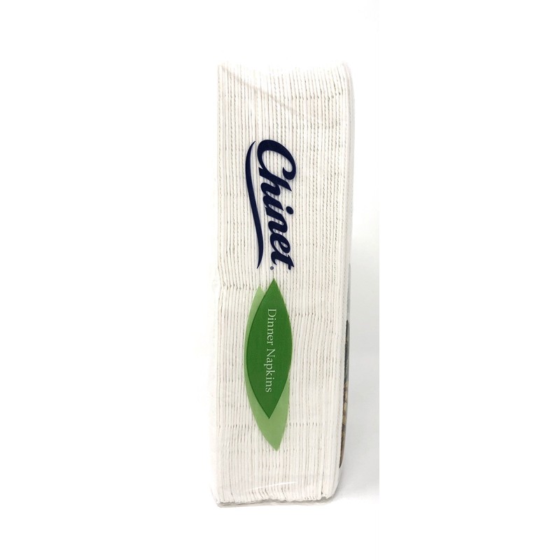 Chinet Classic White Premium Dinner Napkins, 2 Ply, 40 Count