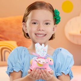 Baby Born Surprise Mini Babies Series 5 2.25'' - Unwrap Surprise Twins or Triplets Collectible Baby Dolls with Soft Swaddle, Blanket, Rocking Horse, Age 3+ (918803)