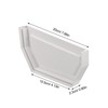 Gadpiparty Gutter End Cap Downspout Cover Gutter Accessories Double-Sided Design