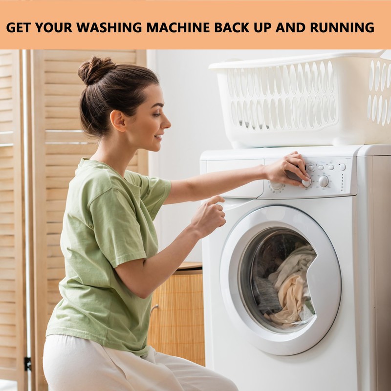 WH01X24180 Washer Drive Belt Compatible with GE, Hotpoint Clothes Washing