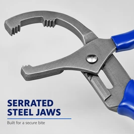 Adjustable 45# Steel Oil Filter Pliers, 9-Inch & 12-Inch Options