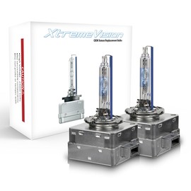 XtremeVision AC HID OE Xenon Replacement Bulbs - D1S / D1R / D1C - 4300K Daylight (1 Pair) - (Metal Base)