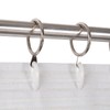 Magnesis White Plastic Curtain Hooks for Door Curtain,Window Curtain,Curtain Header