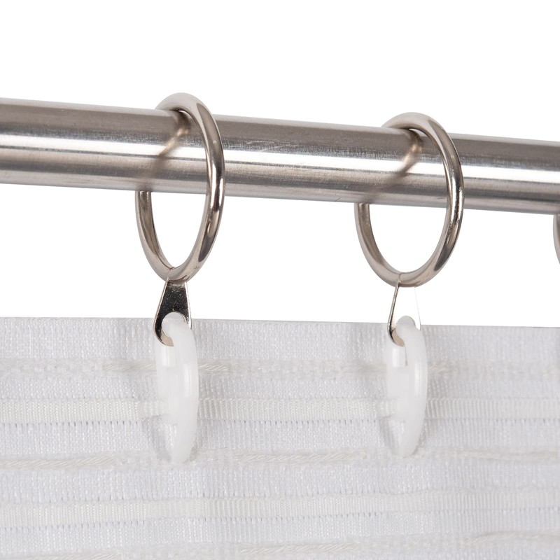 Magnesis White Plastic Curtain Hooks for Door Curtain,Window Curtain,Curtain Header