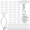 Moxweyeni 50 Pcs Self Adhesive Ceiling Hooks for Hanging with