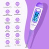 Easy@Home Basalthermometer Fruchtbarkeitsthermometer zur Zykluskontrolle und Eisprung-Tracking mit Premom APP,