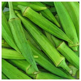 Everwilde Farms - 1 Oz Clemson Spineless Okra Seeds - Gold Vault