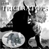 Triceratops Papercraft Dinosaur Figure Paper Art Miniature Kit Set (1