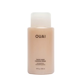 OUAI Thick Shampoo - Moisturizing Shampoo with Keratin, Marshmallow Root, Shea Butter & Avocado Oil for Thick Hair - Strengthens & Hydrates Strands - Paraben, Phthalate, Sulfate Free Shampoo - 10 oz